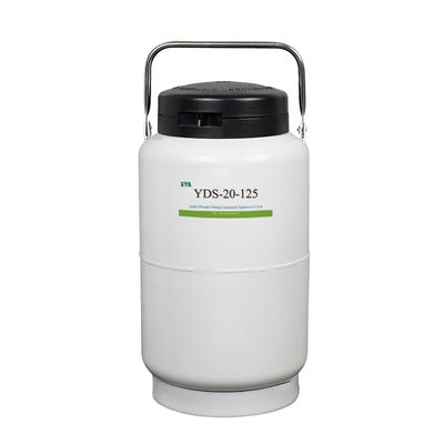 Witte Vloeibare Stikstof Cryogene Tank, Vloeibare Stikstofcontainer 2 Liter