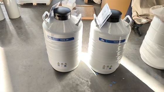 Kwaliteit  METHER YDS-15-80 Cryogenic Dewar — 15L Liquid Nitrogen Container for Laboratory fabriek