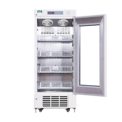 368L Foam Glass Door Bloedbank Koelkast met Temperatuur Printer 4°C voor Bloedveiligheid
