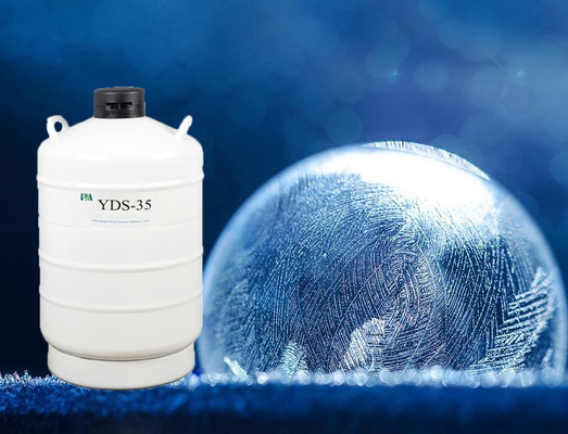 Behoud van actieve organismen Cryogene vloeibare stikstofcontainer LN2