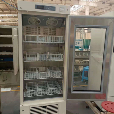 Schuimglas deur bloedbank koelkast met temperatuurprinter 4 graden 368L
