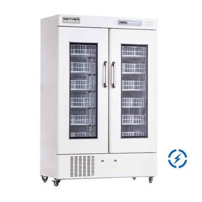 220V/50Hz of 110V/60HZ bloedbank koelkasten met gedwongen luchtkoeling en alarmen