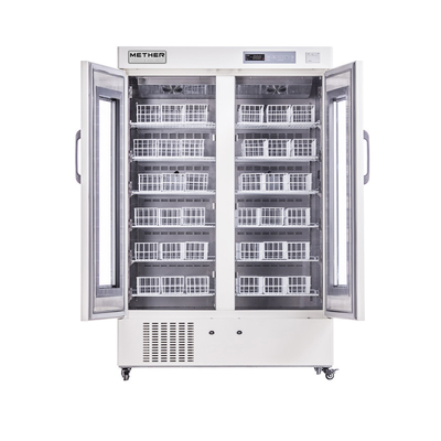 220V/50Hz of 110V/60HZ bloedbank koelkasten met gedwongen luchtkoeling en alarmen