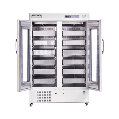 658 Liter de Grote van de Capaciteits Biomedische Bloedbank Diepvriezer met Dubbele Schuimende Glasdeur