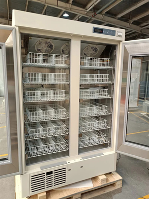 658 Liter de Grote van de Capaciteits Biomedische Bloedbank Diepvriezer met Dubbele Schuimende Glasdeur