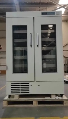 Biomedische bloedbank vriezer 658L Grote capaciteit met dubbele schuimende glazen deur